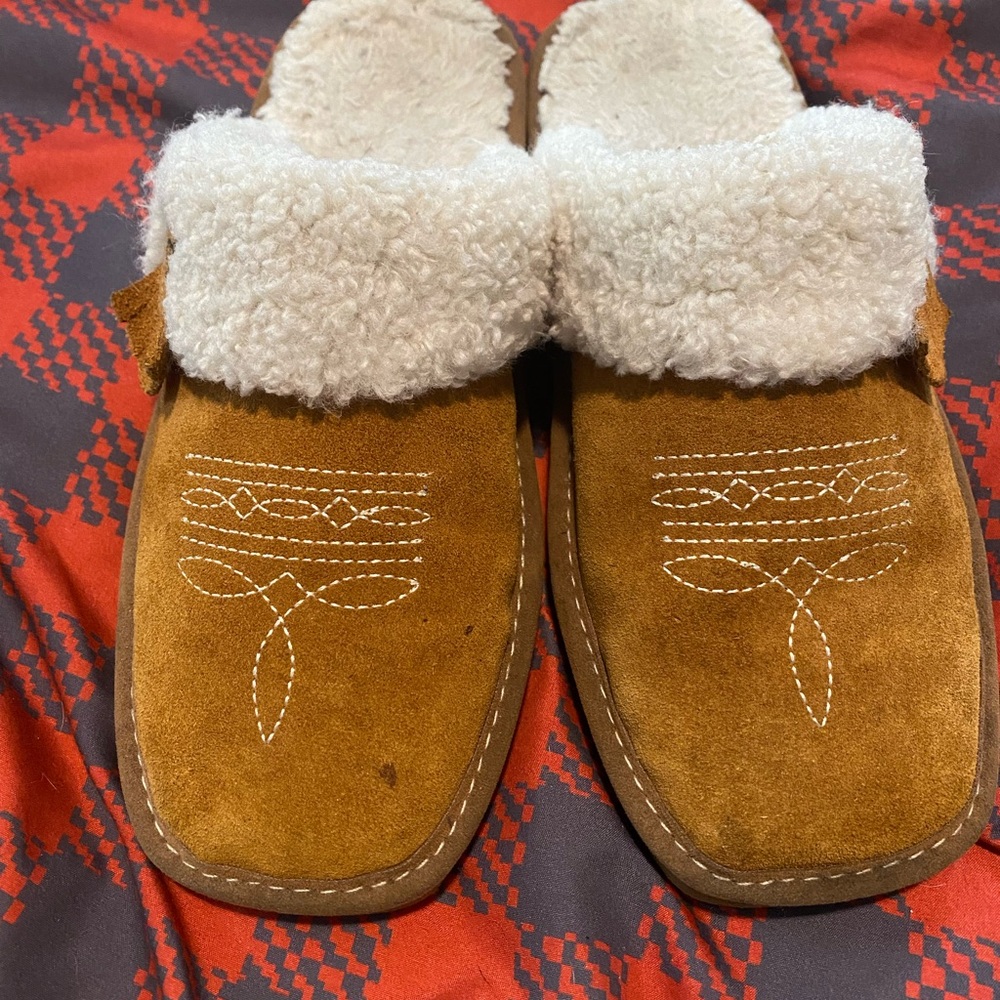 Ariat Brown boot Slippers - Picture 4 of 5
